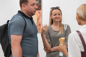 Люся Воронова фотографии с выставки Мозаичность 219
